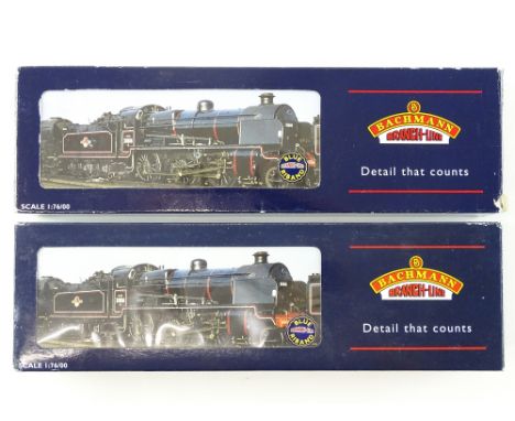 A pair of BACHMANN N Class steam locos both in BR black livery - VG in G/VG boxes (2)