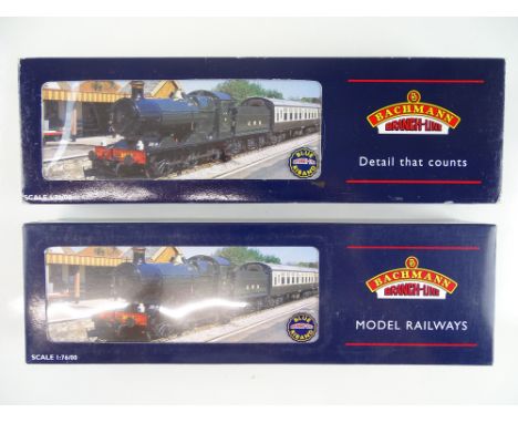 A pair of BACHMANN Collett Goods steam locomotives in BR black and green liveries - VG in G/VG boxes (2)