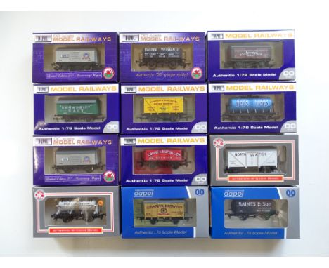 A group of mixed DAPOL wagons to include some limited editions - VG in G/VG boxes (12)