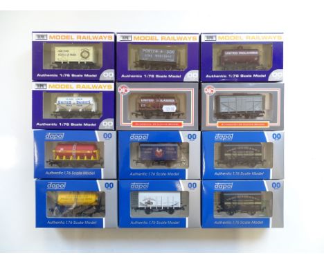 A group of mixed DAPOL wagons to include some limited editions - VG in G/VG boxes (12)