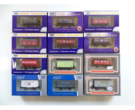 A group of mixed DAPOL wagons to include some limited editions - VG in G/VG boxes (12)