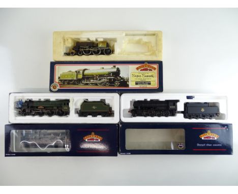 A pair of BACHMANN steam locomotives comprising a Rebuilt Scot Class loco 'Queen's Westminster Rifleman' and a WD Austerity b