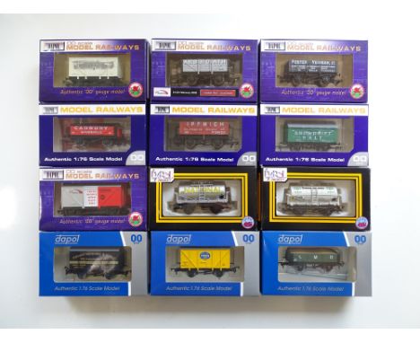 A group of mixed DAPOL wagons to include some limited editions - VG in G/VG boxes (12)