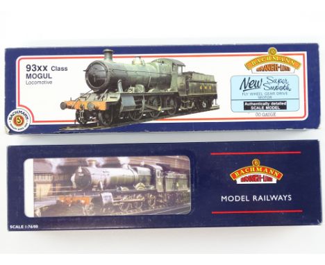 A pair of BACHMANN Western Region steam locomotives comprising a Class 93XX in BR black and 'Lechlade Manor' in BR green - G/
