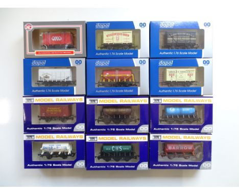 A group of mixed DAPOL wagons to include some limited editions - VG in G/VG boxes (12)