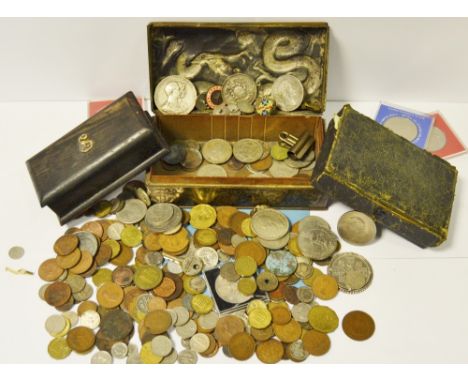 Numismatics - Willem II Koning dated 1843; Wilhelmina Koning dated 1916; Victorian, etc; Aesthetic movement box; filigree rin