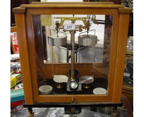 A set of Stanton Instruments Model A.D.2 Analytical Balance Scales supplied by A. Gallenkamp &amp; Co.