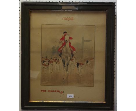 Cecil AldinHunting printsThe Master;Drawn blank;A Hunting Morning (3)