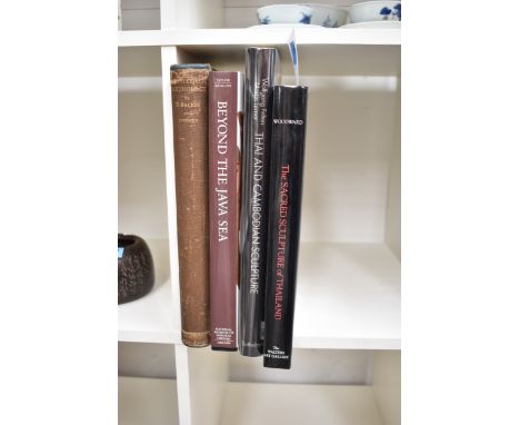 Four reference volumes including Asiatic mythology by J Hackin, Henri, Maspero and others. Beyond the Java sea art of Indones