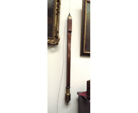 An E. &amp; E. Emanuell, Portsmouth stick barometer (for restoration).  Ivory licence ref no-YV8FDG2R