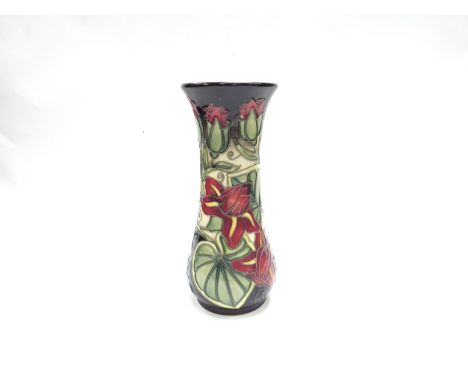 A Moorcroft Palmata pattern vase, designed by Shirley Hayes, 21cm tall