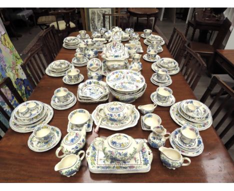 A large Mason's 'Regency' service. Dinner, tea etc.