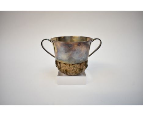 Made by Stuart Devlin for Franklin mint limited 'The Royal Christening Porringer' crafted of solid sterling silver embellishe
