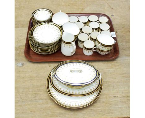 A 19th century Royal Worcester tea and coffee part service, pattern number 1955