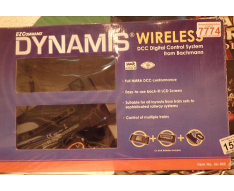 Boxed Bachmann EZ Command Dynamis DCC digital control system 36-505