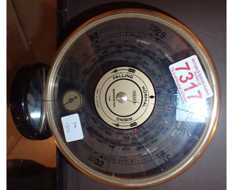 Jaeger barometer glass broken D: 15 cm
