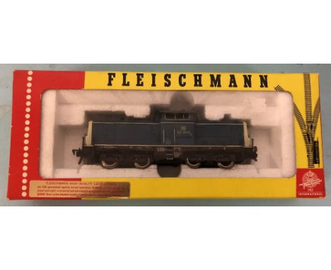 Fleischmann HO scale DB 4231 blue diesel locomotive in box