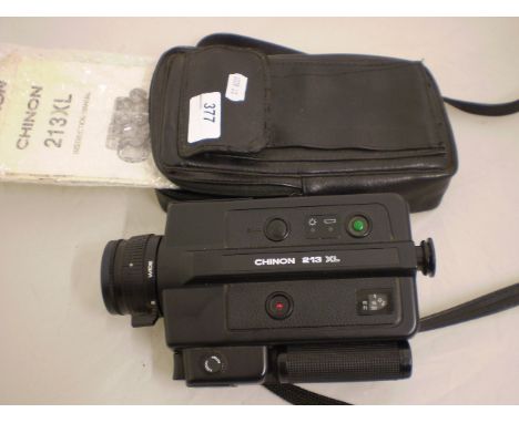'CHINON' 213 XL VIDEO CAMERA IN CASE WITH MANUAL 