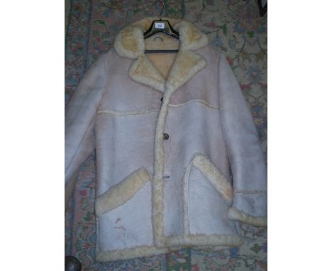 K &amp; M SHEEPSKIN COAT SIZE 44 