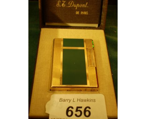 DUPONT BOXED BRASS LIGHTER
