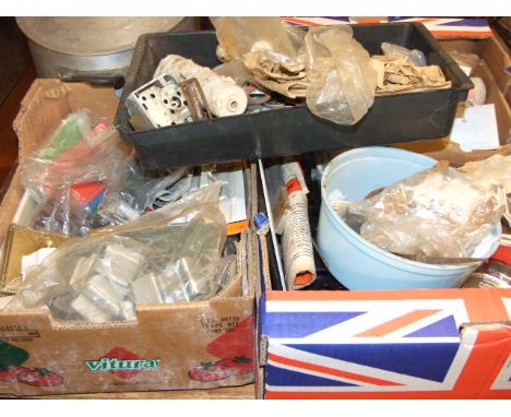 3 BOXES ASSORTED TOOLS ETC