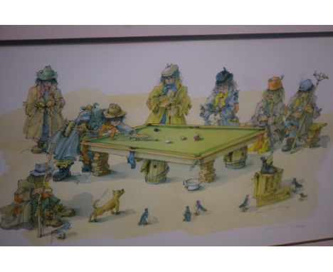 Framed print by Albin Trowski 831/850 