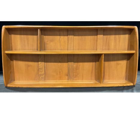 An Ercol modernist wall shelf 