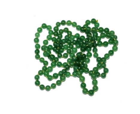 A string of jade beads