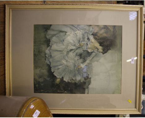 After Sir William Russell Flint Portrait of Cecilia Print 'by permission of Sir William Russell Flint' 56cm x 44cm