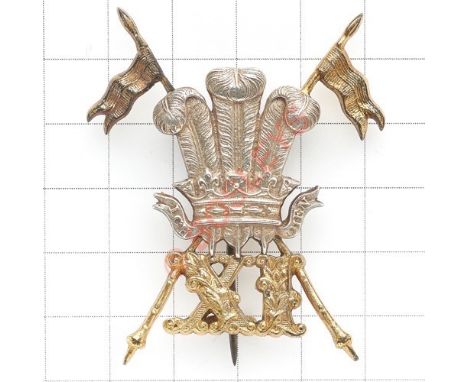 Indian Army. 11th King Edward’s Own Lancers (Probyn’s Horse) Officer’s helmet badge circa 1903-22. Good cast gilt example. Cr