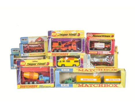 Matchbox King Size, Super Kings &amp; Speed Kings, K-1 Foden Tipper Truck, K-16 Dodge Tractor With Twin Tippers, K-18 Articul