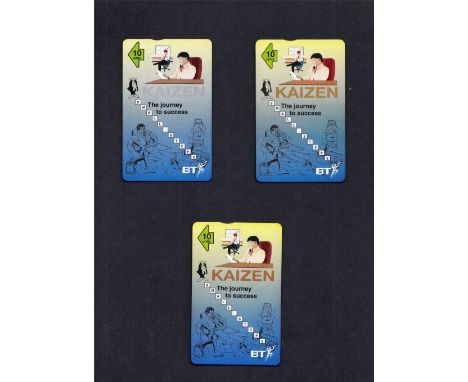 BTP 430-432 Landis & Gyr - Kaizen Bronze, Silver & Gold set of 3 with folder. Cat £1000 (3)