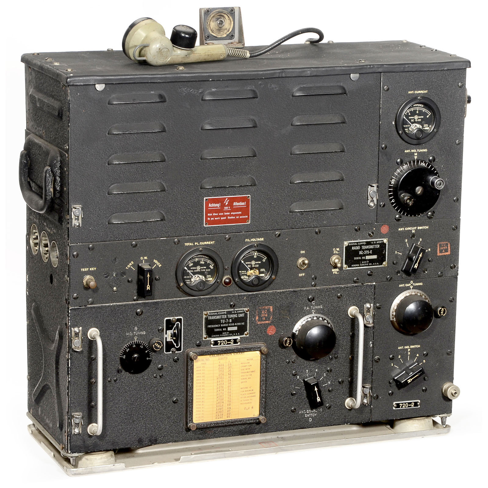 Military US BC375E Transmitter, c. 1942 No. 97822, by General