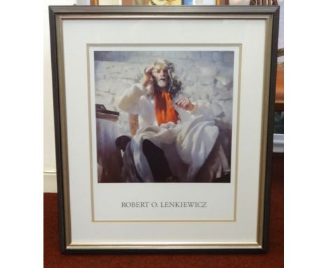 Robert Lenkiewicz (1941-2002), poster print 'Self Portrait'.