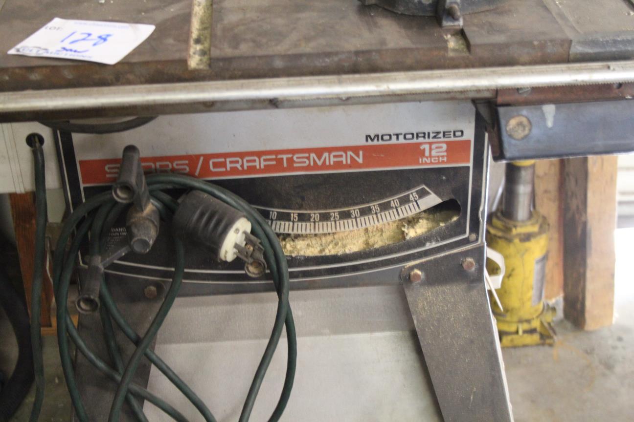 Sears/Craftsman 113.299131 12" Table Saw 240v/1ph