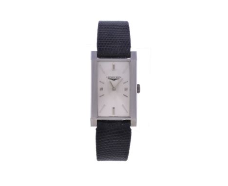  Longines, ref. 7352-1, a stainless steel wristwatch,   no. 165, manual wind movement, 17 jewels, cal. 14.16, no. 12204335, s