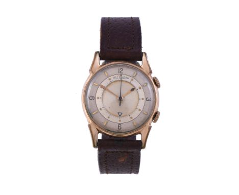  Jaeger LeCoultre, Memovox, a gold filled wristwatch,   no. 8709568, circa 1960, manual wind alarm movement, 17 jewels, cal. 
