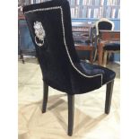 6 x HOUSE OF SPARKLES Luxury Vintage-style 'LION' Button-Back Dining Chairs Richly Upholstered In