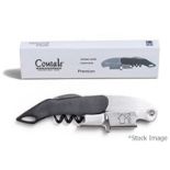 1 x COUTALE Premium Waiters Corkscrew And Wine Bottle Opener, With 'Famous' Branding - Original