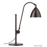 1 x GUBI 'Bestlite' Iconic Designer Table Lamp In Black And Brass - Unused Boxed - RRP £655.00