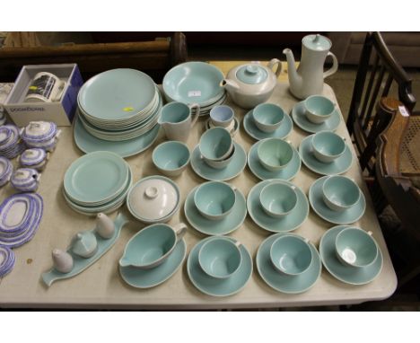 A quantity of Poole Twin Tone dinner and coffee ware