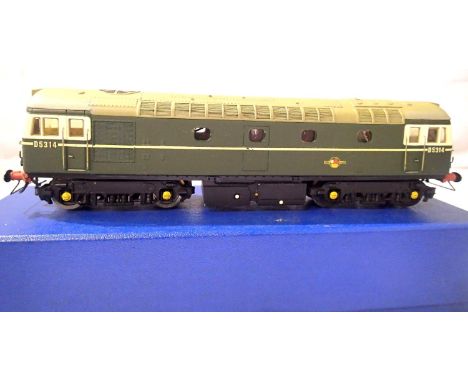 Lima Class 33, Green, D5314, detailed/modified couplings, in good condition, storage wear to box. P&amp;P Group 1 (£14+VAT fo
