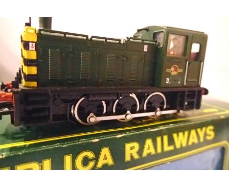 Bachmann/Replica Class 03 Diesel, Green, Late Crest, cab side number removed, in very good condition, fair box. P&amp;P Group