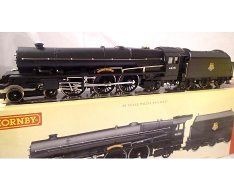 Hornby R2426, Princess class 46201, Princess Elizabeth, BR Black, Early Crest, limited edition 0060/2004. Near mint condition