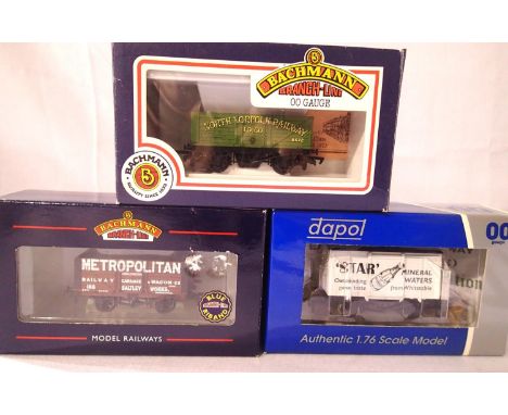 Three limited edition wagons, Dapol/East Kent Model Railway Society Star Water 25/164, Bachmann Collectors Club Metropolitan 