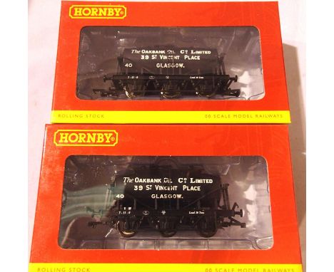 Two Hornby R6568 Oakbank Oil six wheel tanker, in excellent condition, boxed. P&amp;P Group 1 (£14+VAT for the first lot and 