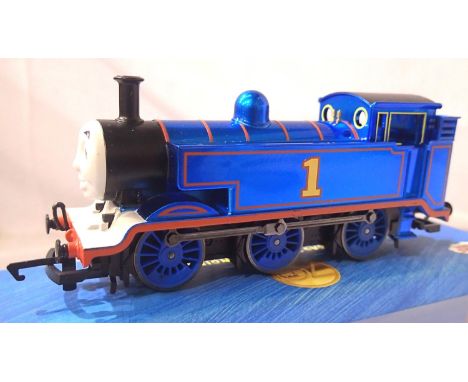 Hornby Thomas Range R9303, Thomas The Tank 70th Anniversary, special metallic blue, limited edition 1000. Near mint condition