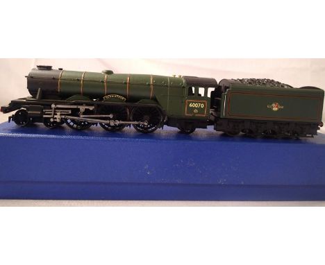 Hornby Class A3, rename/number, 60070 Gladiator, Green, Late Crest, in very good condition, storage wear to box. P&amp;P Grou