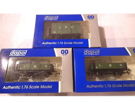 Three Dapol/Wessex wagons limited edition wagons, all produced for the Longmoor Military Railway vert van 1902, limited editi