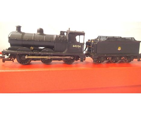Kit built Class J11, Triang chassis, Black, Early Crest, 64354, detailed, in good condition, storage wear to box. P&amp;P Gro